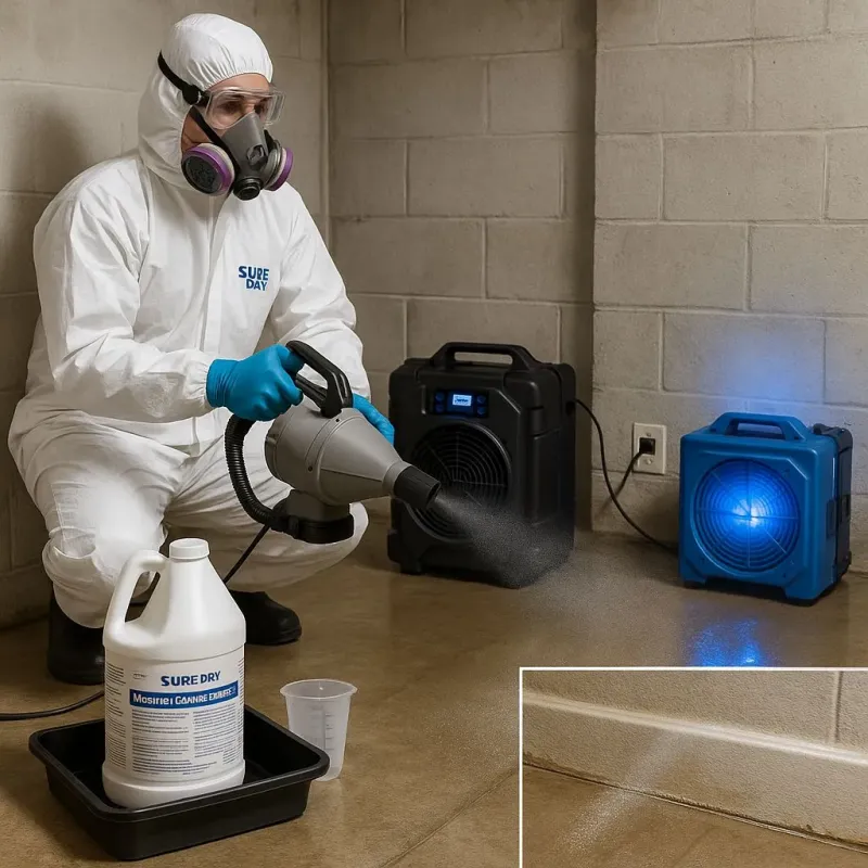 Sanitization and Odor Removal process in Eden Valley, MN